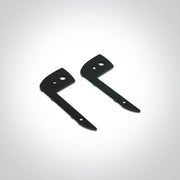 LED Strip Profile Black 2m RectangularAluminium One Light SKU:7920/B - Toplightco