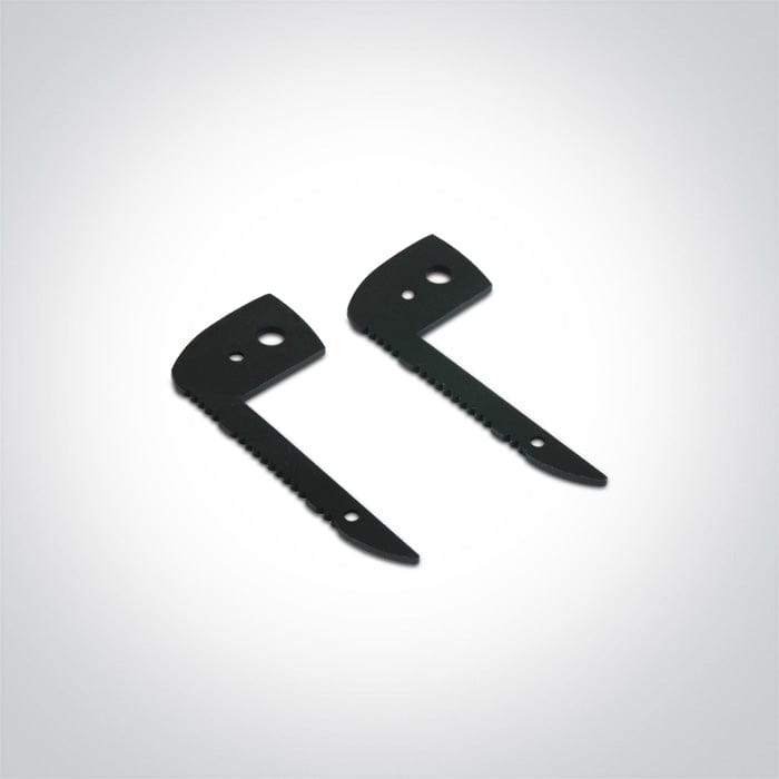 LED Strip Profile Black 2m RectangularAluminium One Light SKU:7920/B - Toplightco