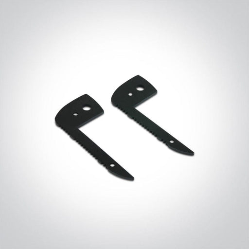 LED Strip Profile Black 2m RectangularAluminium One Light SKU:7920/B - Toplightco