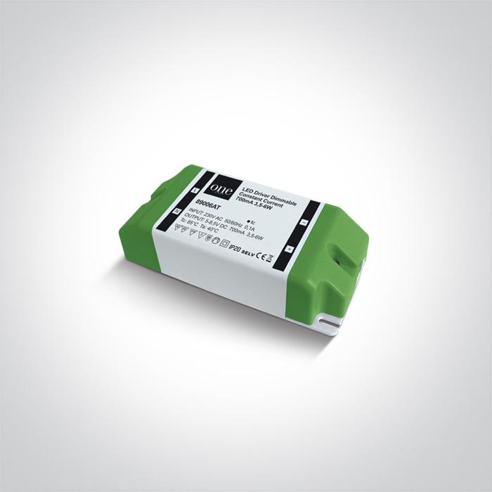 LED Driver Rectangular Plastic One Light SKU:89006AT - Toplightco