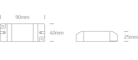 Constant current LED driver, non-dimmable, for 350mA

LED spotlights / LED fittings, 4-8W. 

 

 One Light SKU:89008