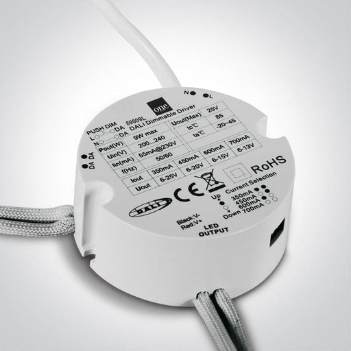 DALI & Push to DIM LED driver.

Adjustable output using DIP switches.

 One Light SKU:89009L