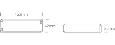 LED Driver 500mA 7.5-15 Watts Rectangular Plastic One Light SKU:89015CT - Toplightco