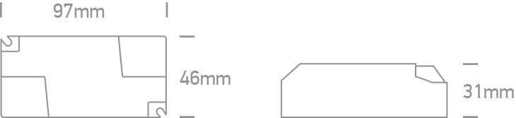 Led Triac Dimmable Driver 200/250/300/350ma 25-40v Ip20 Input 230v SKU: 89016UT - Toplightco