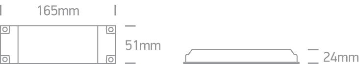 LED Driver  500mA 14-28 Watts Rectangular Plastic One Light SKU:89030C - Toplightco