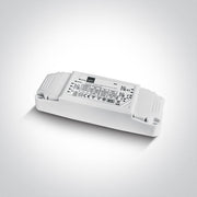 LED Driver 30W 24V DC 1-10V & Push to Dim Rectangular Plastic One Light SKU:89030VD - Toplightco