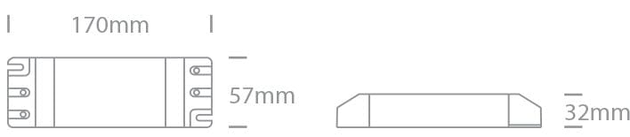 Led Triac Dimmable Driver 700ma 21-40w Ip20 Input 230v SKU: 89040AT - Toplightco