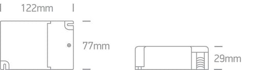 LED Driver 1200mA 32-48 Watts Dimmable Rectangular Plastic One Light SKU:89048T - Toplightco