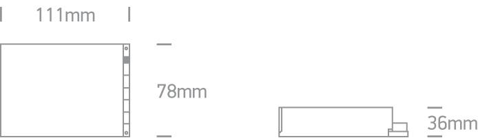 LED Driver 60W 24V DC Rectangular Metal One Light SKU:89060VN - Toplightco