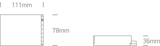 LED Driver 60W 24V DC Rectangular Metal One Light SKU:89060VN - Toplightco