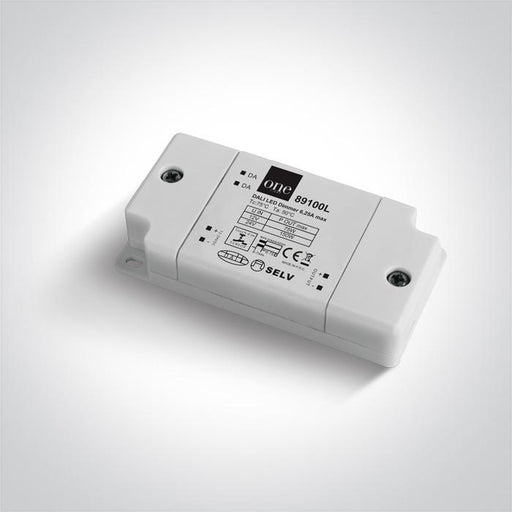 LED Dimmer Controller 12-24V constant voltage Dali/Push to Dim Rectangular Plastic One Light SKU:89100L - Toplightco
