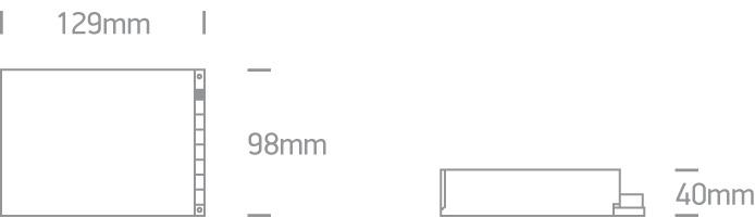 LED Driver 100W 24V DC Rectangular Metal One Light SKU:89100VN - Toplightco