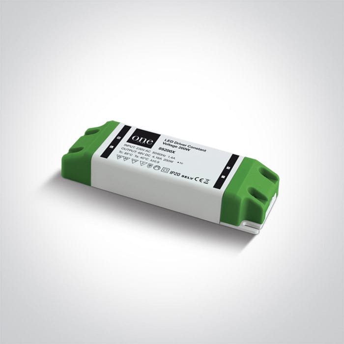 Led Driver Constant Voltage 48v 0-200w Input 230v Ip20 - Toplightco