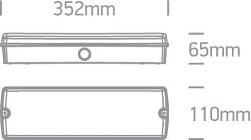 White 7W LED Wall and ceiling Exit sign, IP65.

Supplied with non-dimmable LED driver.

 

 One Light SKU:89404
