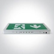 White 3W LED Wall and ceiling Exit sign, IP20.

Supplied with non-dimmable LED driver.

 

 One Light SKU:89408/W