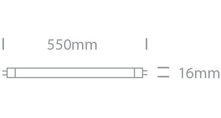 Glass T5 LED tube.

 

 One Light SKU:9007LA/C