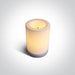 Outdoor Table Light Circular Amber LED built in Plastic One Light SKU:9C004B/F - Toplightco