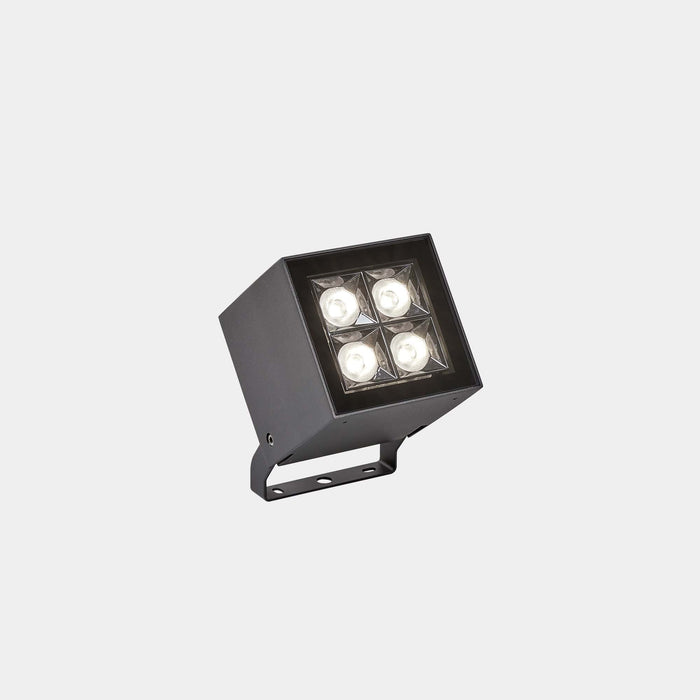 LEDS-C4 Outdoor spotlight ip66 cube pro 4 leds led 11.9w 3000k urban grey 1595lm AN12-12W8F1OUZ5 - Toplightco