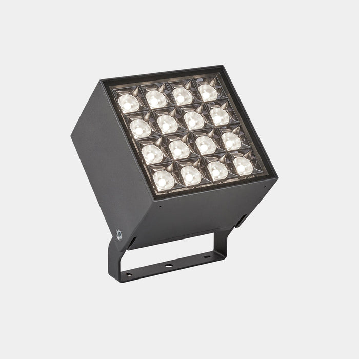 LEDS-C4 Outdoor spotlight ip66 cube pro 16 leds led 52.8w 3000k urban grey 4969lm AN14-53W8S1OUZ5 - Toplightco