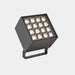 LEDS-C4 Outdoor spotlight ip66 cube pro 16 leds led 50w 2700k dali urban grey 4969lm AN14-5PV8S1DUZ5 - Toplightco