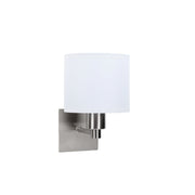 Wall Light Ip20 Lyon E27 15w Satin Nickel SKU: DE-0003-SAT - Toplightco