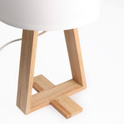 Table Lamp Ip20 Nuts E27 15w White SKU: DE-0020-BLA - Toplightco