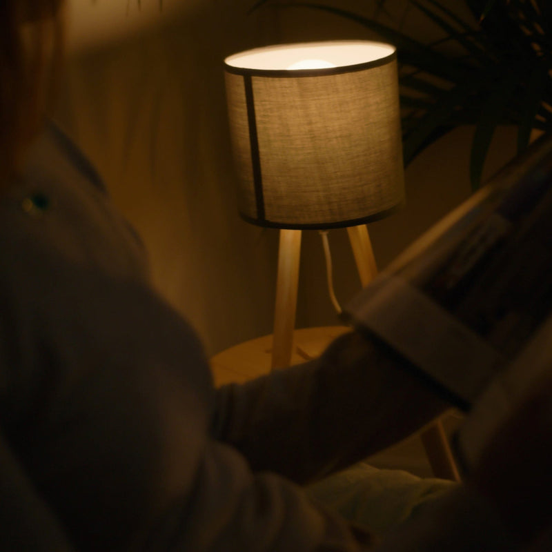 Table Lamp Ip20 Nuts E14 9w Grey SKU: DE-0020-GRI - Toplightco