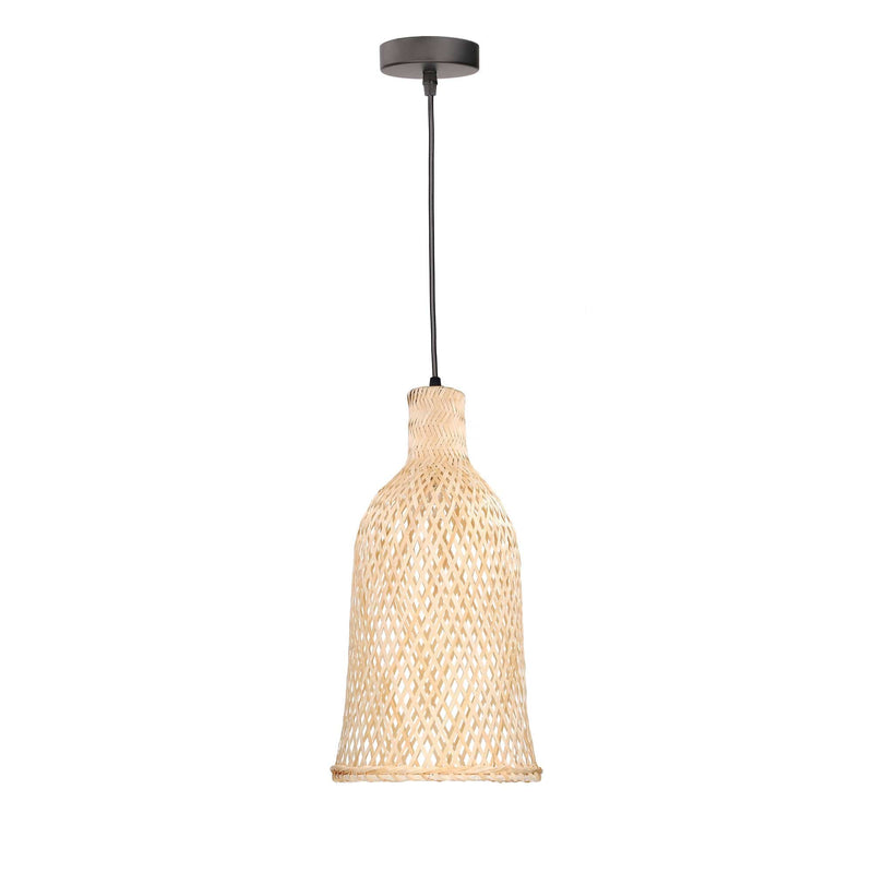Pendant Light Ip20 Riba Ø210mm E27 15w Black SKU: DE-0023-NEG - Toplightco