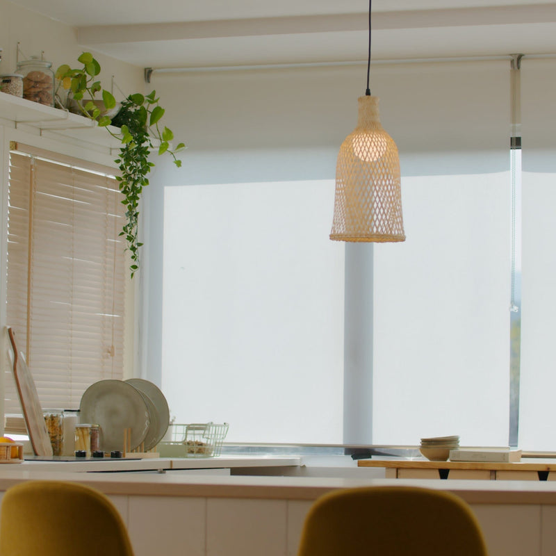 Pendant Light Ip20 Riba Ø210mm E27 15w Black SKU: DE-0023-NEG - Toplightco