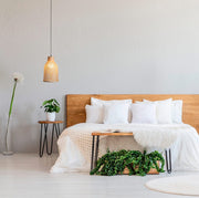 Pendant Light Ip20 Riba Ø210mm E27 15w Black SKU: DE-0023-NEG - Toplightco