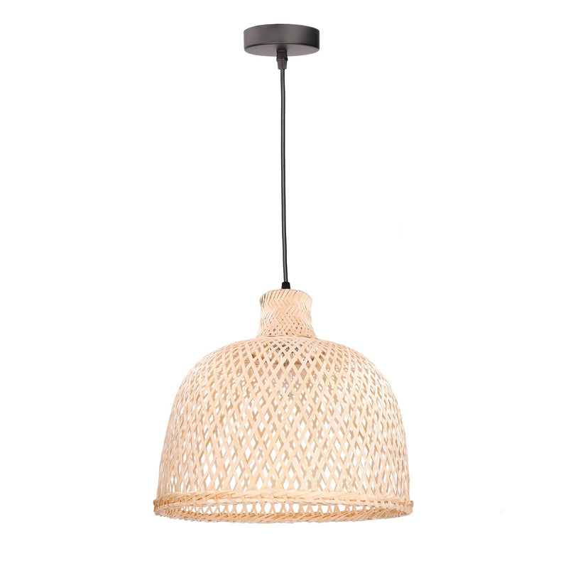 Pendant Light Ip20 Riba Ø350mm E27 15w Black SKU: DE-0024-NEG - Toplightco