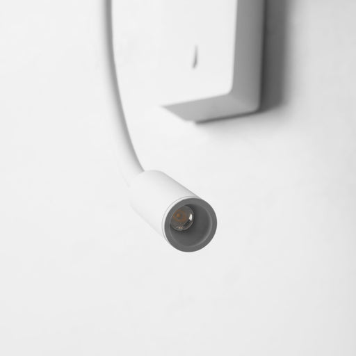 WALL FIXTURE IP20 JANET LED E27 18.4 LED WARM-WHITE 3000K ON-OFF WHITE 184 SKU: DE-0115-BLA - Toplightco