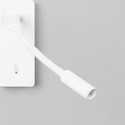 WALL FIXTURE IP20 MINE LED 3.4 LED WARM-WHITE 3000K ON-OFF WHITE 184 SKU: DE-0117-BLA - Toplightco