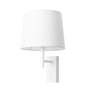 WALL FIXTURE IP20 AURA E27 15 WHITE SKU: DE-0118-BLA - Toplightco