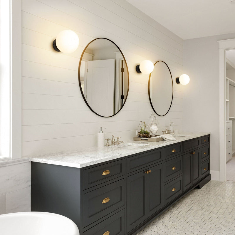 CEILING FIXTURE IP44 GIRO 2 E14 9W BLACK SKU: DE-0127-NEG - Toplightco