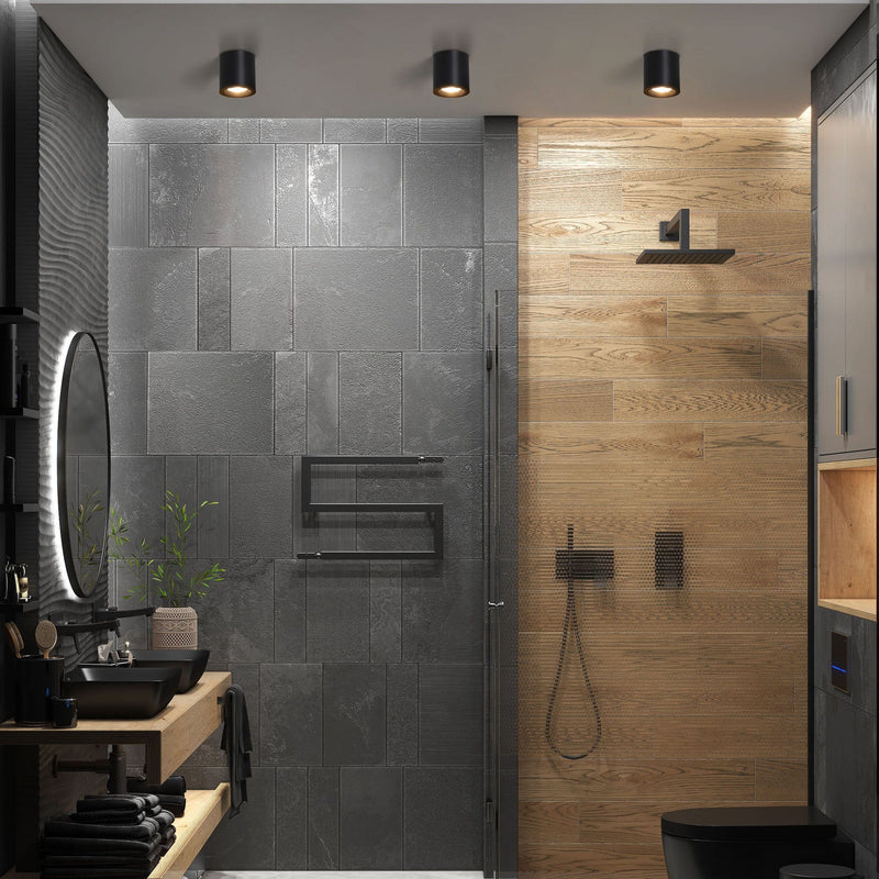 DOWNLIGHT IP65 FAB GU10 8 BLACK SKU: DE-0131-NEG - Toplightco