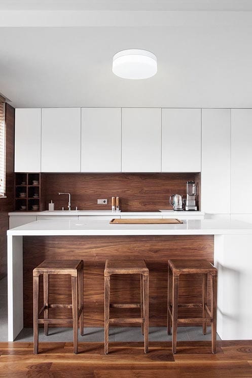 Ceiling Light Ip20 Farrow E27 15w White 840lm SKU: DE-0199-BLA - Toplightco