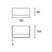 Wall Light Ip20 Toppi 150mm Led 4.7w 3000k White 399lm SKU: DE-0231-BLA - Toplightco