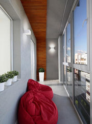 Wall Light Ip20 Toppi 150mm Led 4.7w 3000k White 399lm SKU: DE-0231-BLA - Toplightco