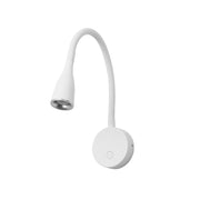 Reading Light Crobat Led 3.8w 3000k White 311lm SKU: DE-0268-BLA - Toplightco