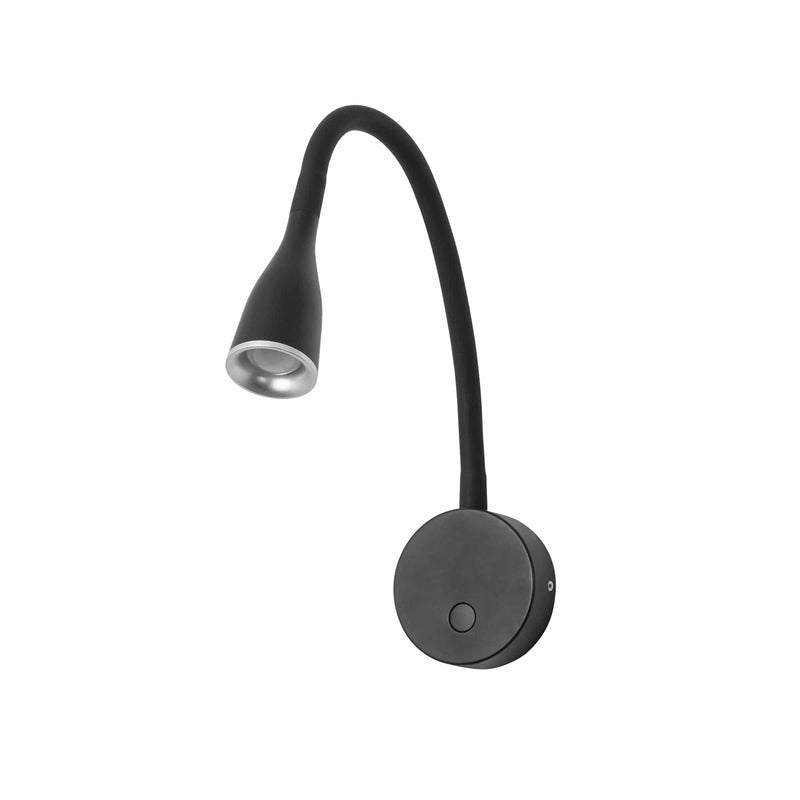 Reading Light Crobat Led 3.8w 3000k Black 311lm SKU: DE-0268-NEG - Toplightco