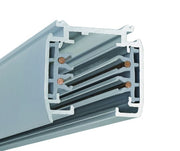 Powergear 3 Circuit surface-mounted track, black, 1m PRO-0410-B - Toplightco