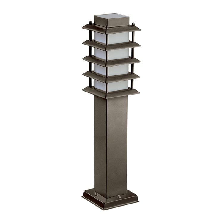 Bollard Light Post Outdoor Ip55 Siljan E27 15w Brown 1500lm SKU: PX-0029-MAR - Toplightco
