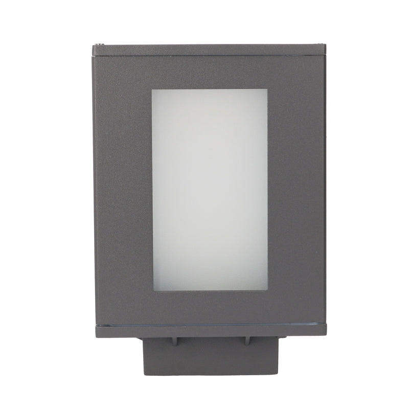 Bollard Light Post Outdoor Ip44 Alfil E27 15w Urban Grey SKU: PX-0033-ANT - Toplightco
