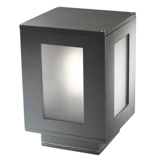 Bollard Light Post Outdoor Ip44 Alfil E27 15w Urban Grey SKU: PX-0033-ANT - Toplightco