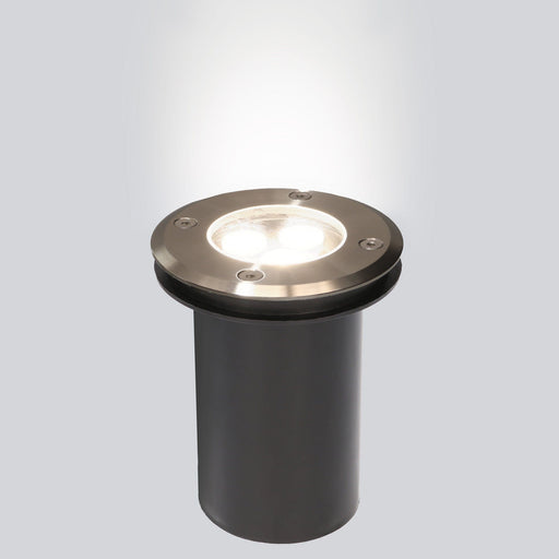 Recessed Uplighting Ip65-ip67 Ringo Ø110mm Led 2.7w 4000k Stainless Steel 229lm SKU: PX-0123-INO - Toplightco