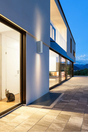 Wall Light Ip44 Cube Big E27 15w Black 2200lm SKU: PX-0127-NEG - Toplightco