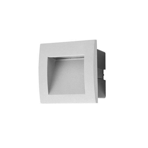 Recessed Wall Light Ip65 Face Led 2.5w 3000k Grey 113lm SKU: PX-0284-GRI - Toplightco