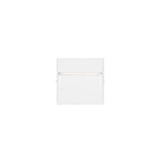 Recessed Wall Light Ip65 Nod Square Led 2.6w 3000k White 128lm SKU: PX-0350-BLA - Toplightco