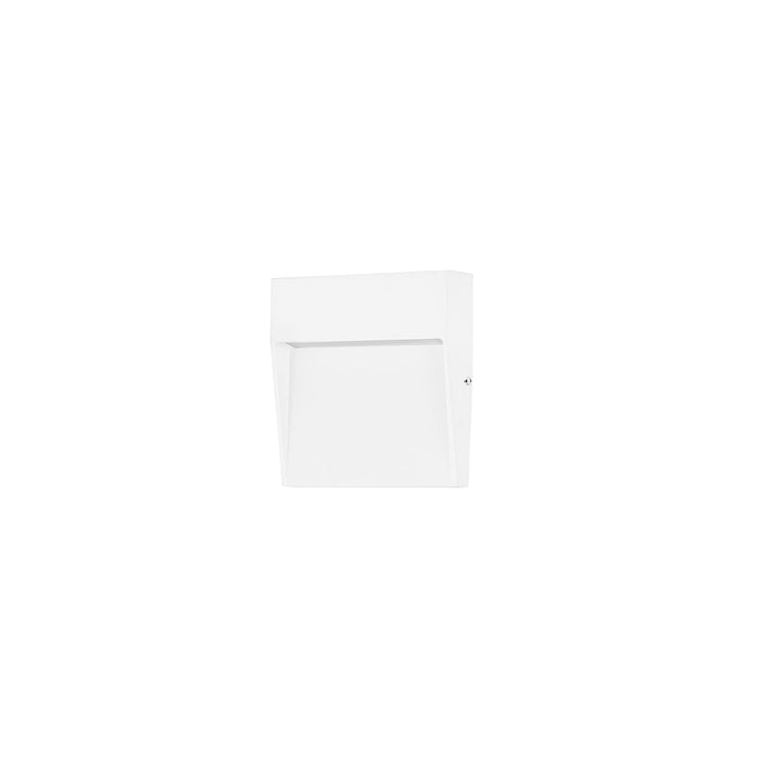 Recessed Wall Light Ip65 Nod Square Led 2.6w 3000k White 128lm SKU: PX-0350-BLA - Toplightco
